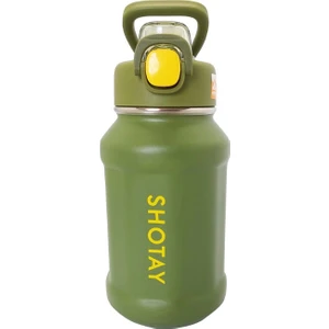 ST 8238 Çelik Pipetli Matara 720 ml Yeşil