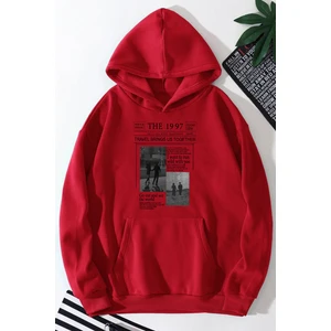 Only Trendwear Unisex The 1997 Travel Baskılı Sweatshirt