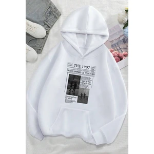 Only Trendwear Unisex The 1997 Travel Baskılı Sweatshirt