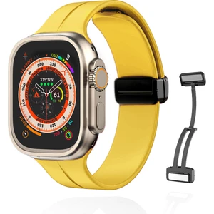 Kip GSM Apple Watch 38MM Su Geçirmez Silikon Spor Kordonu, Kolay Takma/çıkarma, Metal Manyetik özellikli