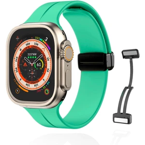 Kip GSM Apple Watch 38MM Su Geçirmez Silikon Spor Kordonu, Kolay Takma/çıkarma, Metal Manyetik özellikli
