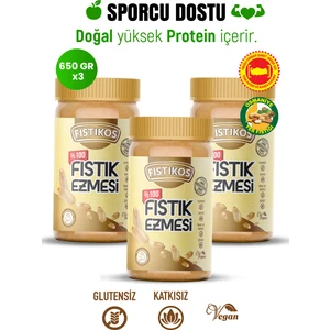 3’lü Şekersiz Yer Fstığı Ezmesi