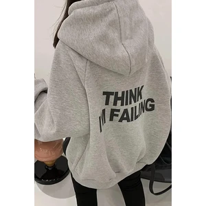 Only Trendwear  Unisex Thınk I'm Failing Baskılı Sweatshirt