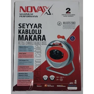 4lü Grup Makaralı Uzatma Kablo 3x2.5 30MT