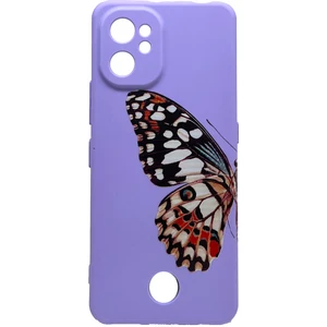 S19 Max Pro Kılıf Lila Kelebek Kanadı Desenli Telefon Kapağı Tam Koruma