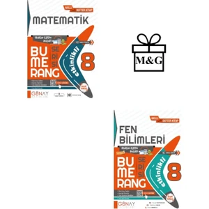 Günay Yayınları Bumerang LGS  8. Sınıf Etkinlikli Matematik ve Fen Bilimleri