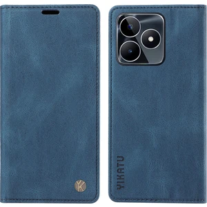 Realme C53 4g Otomatik Absorlanmış Manyetik Telefon Kapağı Pu Deri Kabuk Cüzdan Stand Kılıfı (Yurt Dışından)