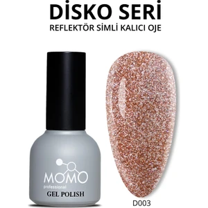 Disko Kalıcı Oje D003 Kahverengi 10 ml, Reflective Flash Gel Polish