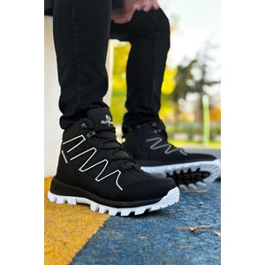 Big King Siyah Beyaz Street Erkek Outdoor Trekking Bot