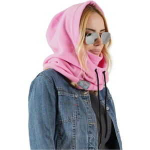 Kadın Pembe Polar Kar Maskesi