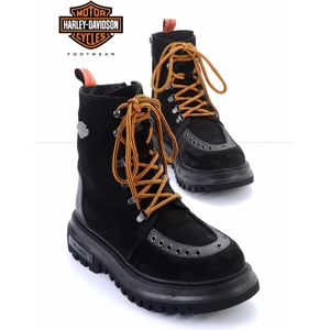 Harley Davidson Black Leather Erkek Bot & Bootie HD1777061902
