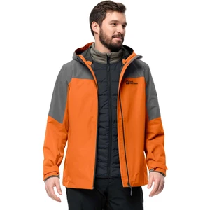 JACK WOLFSKİN GLAABACH 3 IN1 JKT 1115291-6185 ERKEK Turuncu Mont&Ceket