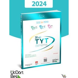 ÜçDörtBeş Yayınları 2024 30'lu TYT Fizik Deneme