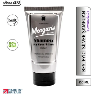 Morgan's Pomade Grey & Silver Shampoo - Beyaz ve Gri Saçlar için  Şampuan 150 ml