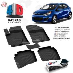 S-Dizayn Kia Rio 3 4D Havuzlu Paspas 2011 ve Üzeri A+Kalite