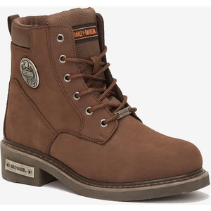 Harley Davidson Jim Dark Brown Kahve Nubuk Erkek Bot