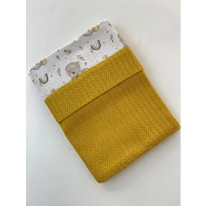 Mayu Baby Collection Örgü Pike ve Müslinli Bebek Battaniyesi - Çok Amaçlı Örtü -Çift Taraflı Kullanım