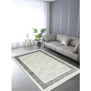 Bahar 7156A Siyah Beyaz Ince Modern Halı