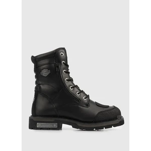 Harley Davidson Riddick Black Siyah Deri Erkek Bot