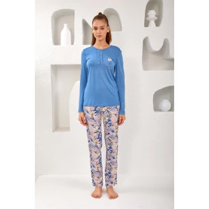 Kadın Patlı Pijama Takım - 10763