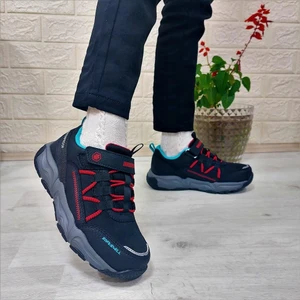 Heat Siyah Kırmızı Waterproof Erkek Çocuk Ayakkabı