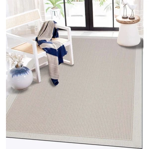 Halıca S-9427 Jüt Sisal Beyaz Krem Dekoratif Halı