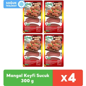 Mangal Keyfi Hindi Sucuk 300 g x 4 Adet