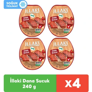 İllaki Dana Sucuk 240 g x 4 Adet