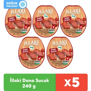 İllaki Dana Sucuk 240 g x 5 Adet