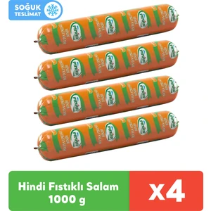 Hindi Fıstıklı Salam 1000 gr x 4 Adet