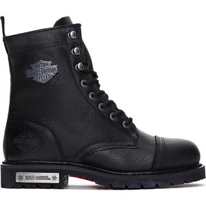 Harley Davidson Colmar Black Siyah Deri Erkek Bot