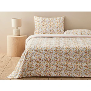 English Home Ditsy Pamuklu Çift Kişilik Nevresim Seti 200 x 220 cm Sarı