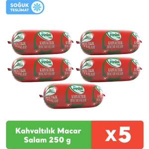 Kahvaltılık Dana Macar Salam 250 g x 5 Adet