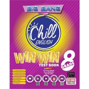 Kırmızı Beyaz Yayınlar LGS 8. Grade Big Bang Chill English Win Win Test Book