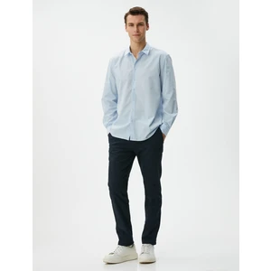 Klasik Gömlek Slim Fit Uzun Kollu Düğmeli