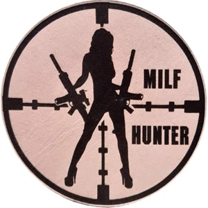 Seyhan Askeri Malzeme Mılf Hunter 2 Deri Peç  -Arma - Leather Patch