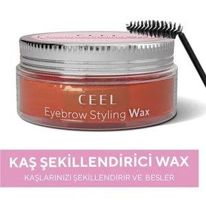 The Ceel Kaş Şekillendirici & Sabitleyici Wax E Vitamini Glycerin Hint Yağı 50 ml