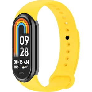 Kordon, Xiaomi Mi Band 8 ile Uyumlu Silikon Yumuşak Kayış