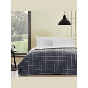 Pamuk Battaniye Edwin Antrasit Çift Kişilik