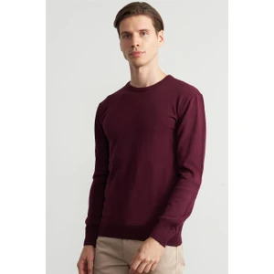 Çetinkaya Mentality K23 3175 Bisiklet Yaka Triko Basic Mürdüm