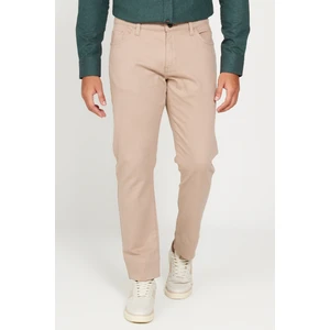 ALTINYILDIZ CLASSICS Erkek Bej Slim Fit Dar Kesim 5 Cep Pamuklu Esnek Pantolon