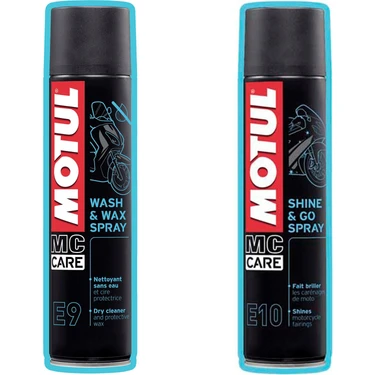 Motul Yeni E9 + E10 Motosiklet Temizlik