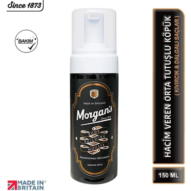 Morgan's Pomade Body Building Mousse - Doku Kazandıran Köpük 150