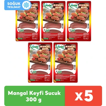 Pınar Mangal Keyfi Hindi Sucuk 300 g x 5