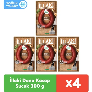 Pınar Illaki Dana Kasap Sucuk 300 gr x 4