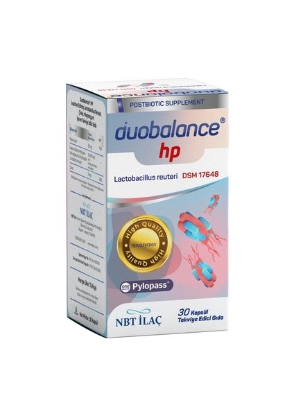 Nbt İlaç Duobalance Hp 30 Kapsül 2 Adet