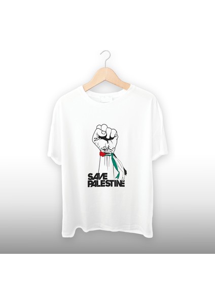Filistin'i Kurtar Temalı Unisex Tişört