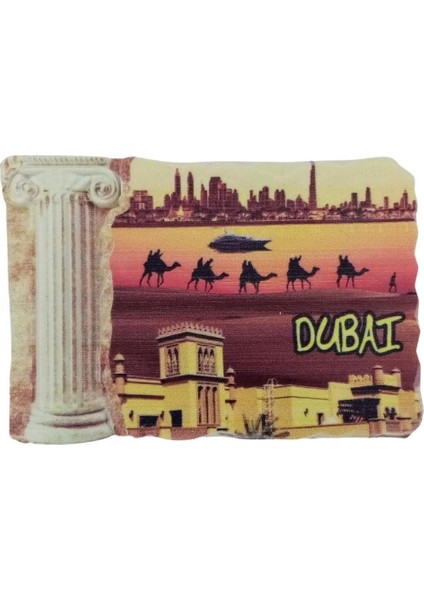 Dubai Temalı Sütun Magnet