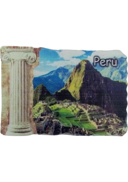 Peru Temalı Sütun Magnet