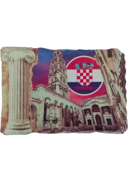 Hırvatistan Temalı Sütun Magnet